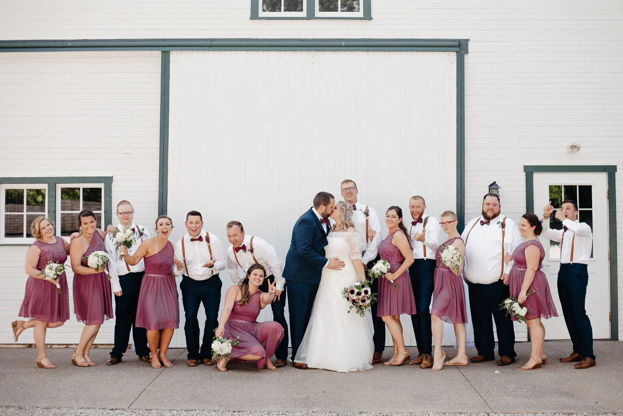 Hannah + Mike | Chianti and Navy Columbus Wedding at Little Brooke Meadow | Catherine Milliron Photography | Ohio Wedding + Engagement Photographer