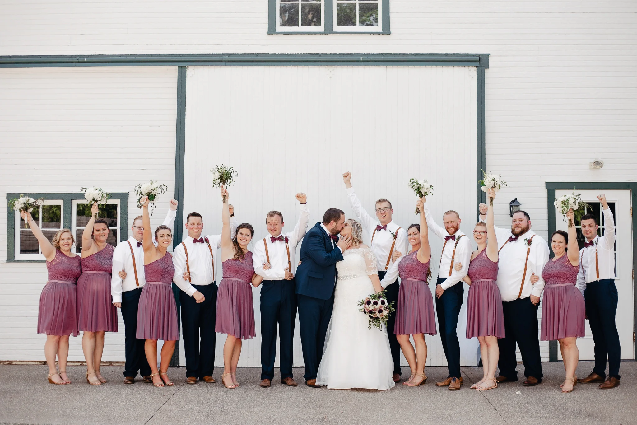 Hannah + Mike | Chianti and Navy Columbus Wedding at Little Brooke Meadow | Catherine Milliron Photography | Ohio Wedding + Engagement Photographer