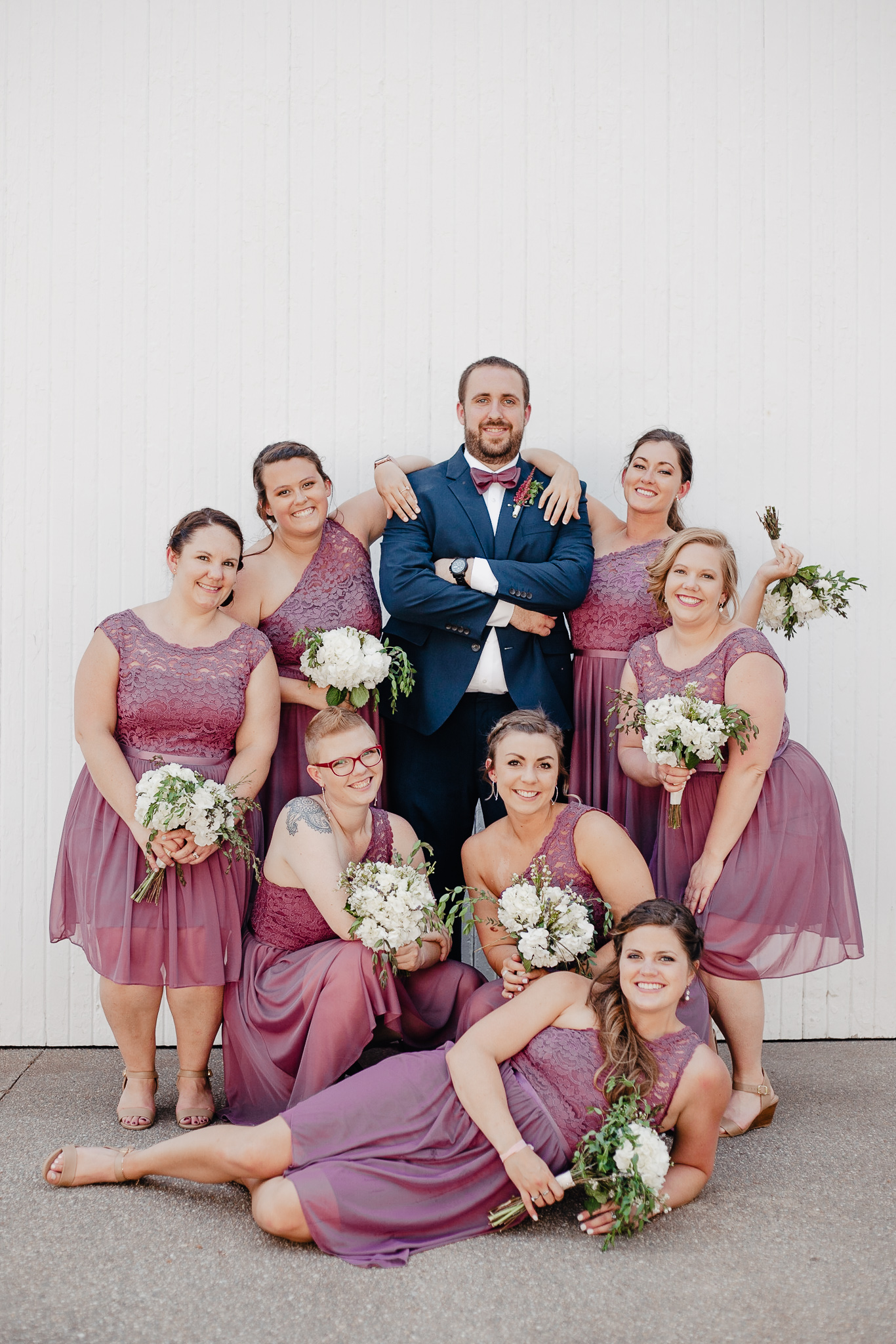 Hannah + Mike | Chianti and Navy Columbus Wedding at Little Brooke Meadow | Catherine Milliron Photography | Ohio Wedding + Engagement Photographer