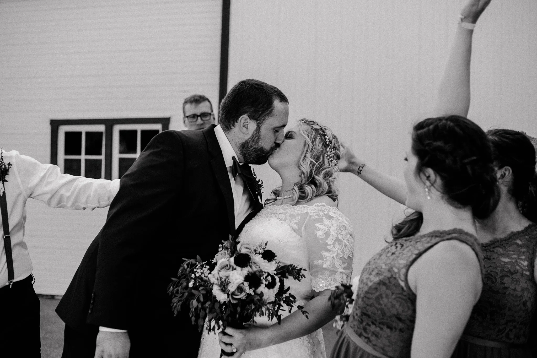 Hannah + Mike | Chianti and Navy Columbus Wedding at Little Brooke Meadow | Catherine Milliron Photography | Ohio Wedding + Engagement Photographer