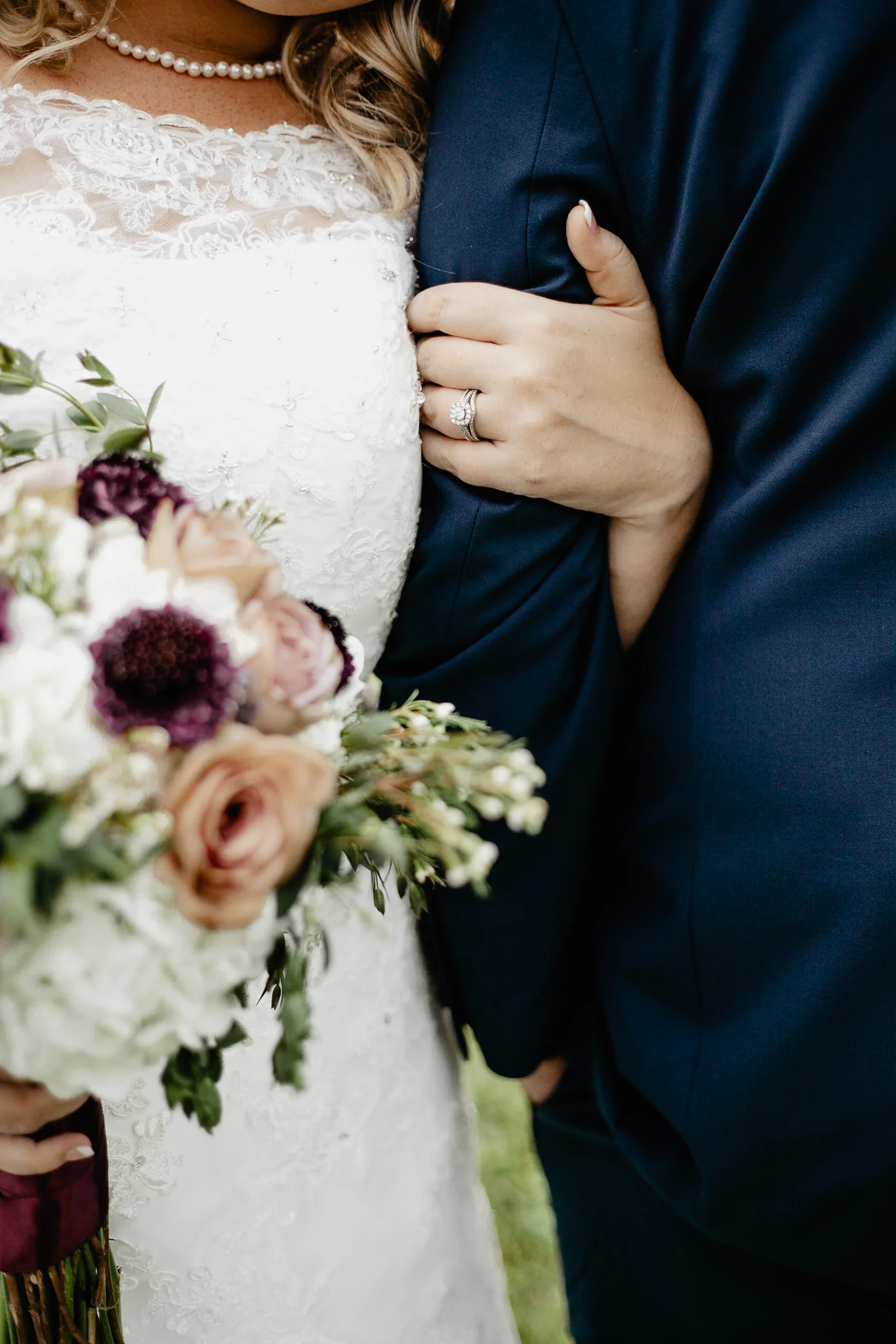 Hannah + Mike | Chianti and Navy Columbus Wedding at Little Brooke Meadow | Catherine Milliron Photography | Ohio Wedding + Engagement Photographer