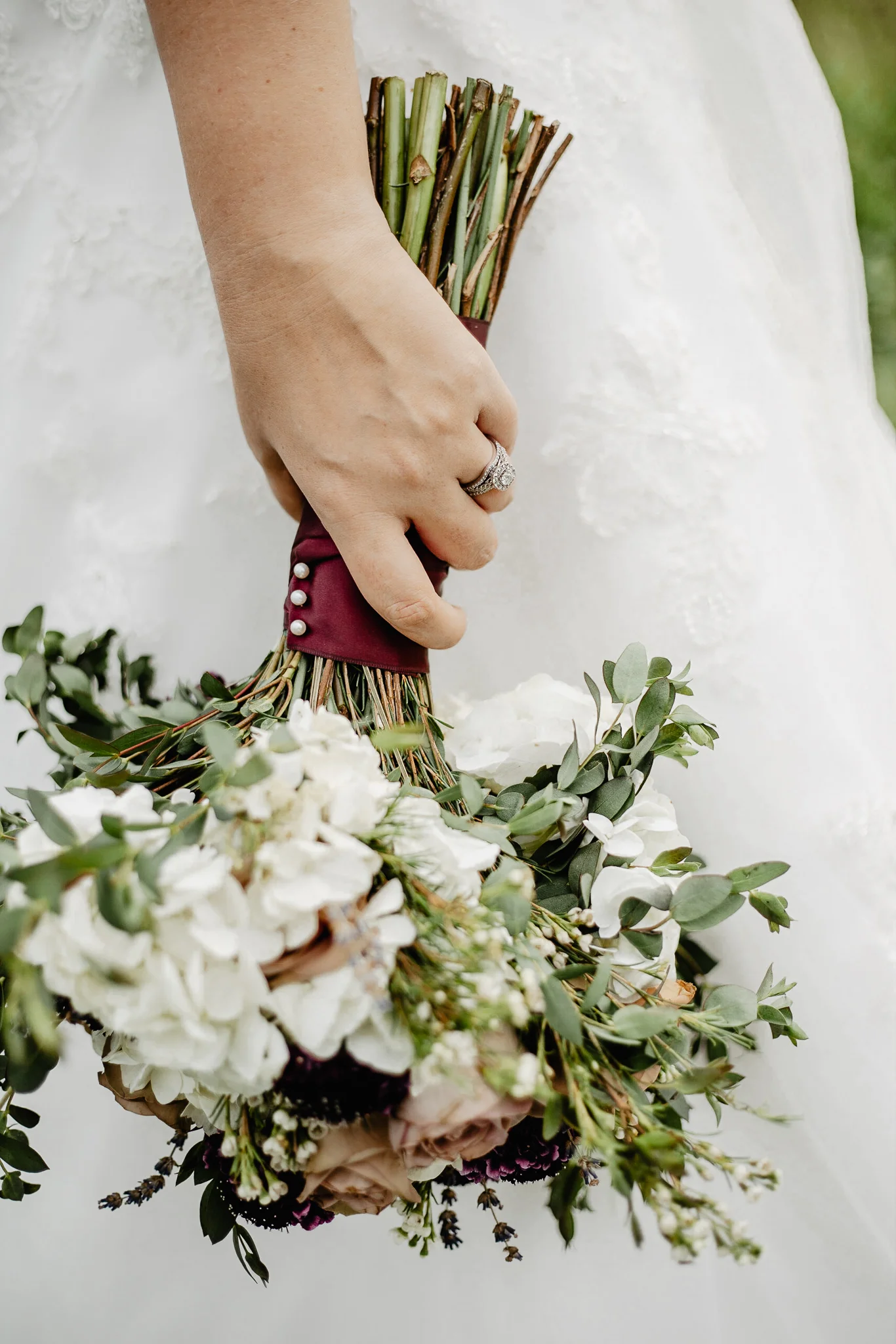 Hannah + Mike | Chianti and Navy Columbus Wedding at Little Brooke Meadow | Catherine Milliron Photography | Ohio Wedding + Engagement Photographer