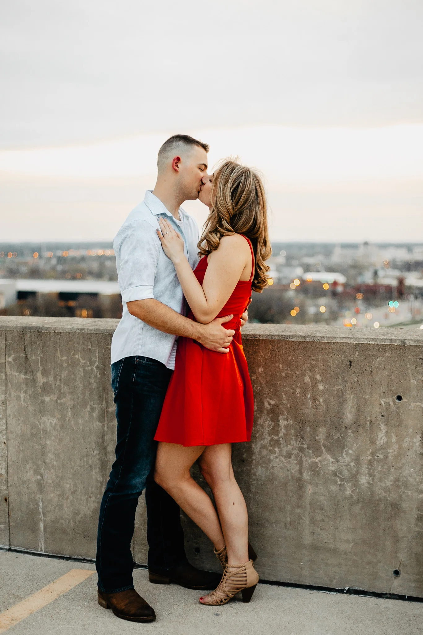 Emily + Daniel | Stunning Columbus Museum of Art Military Engagement Session | Catherine Milliron Photography | Ohio Wedding + Engagement Photographer