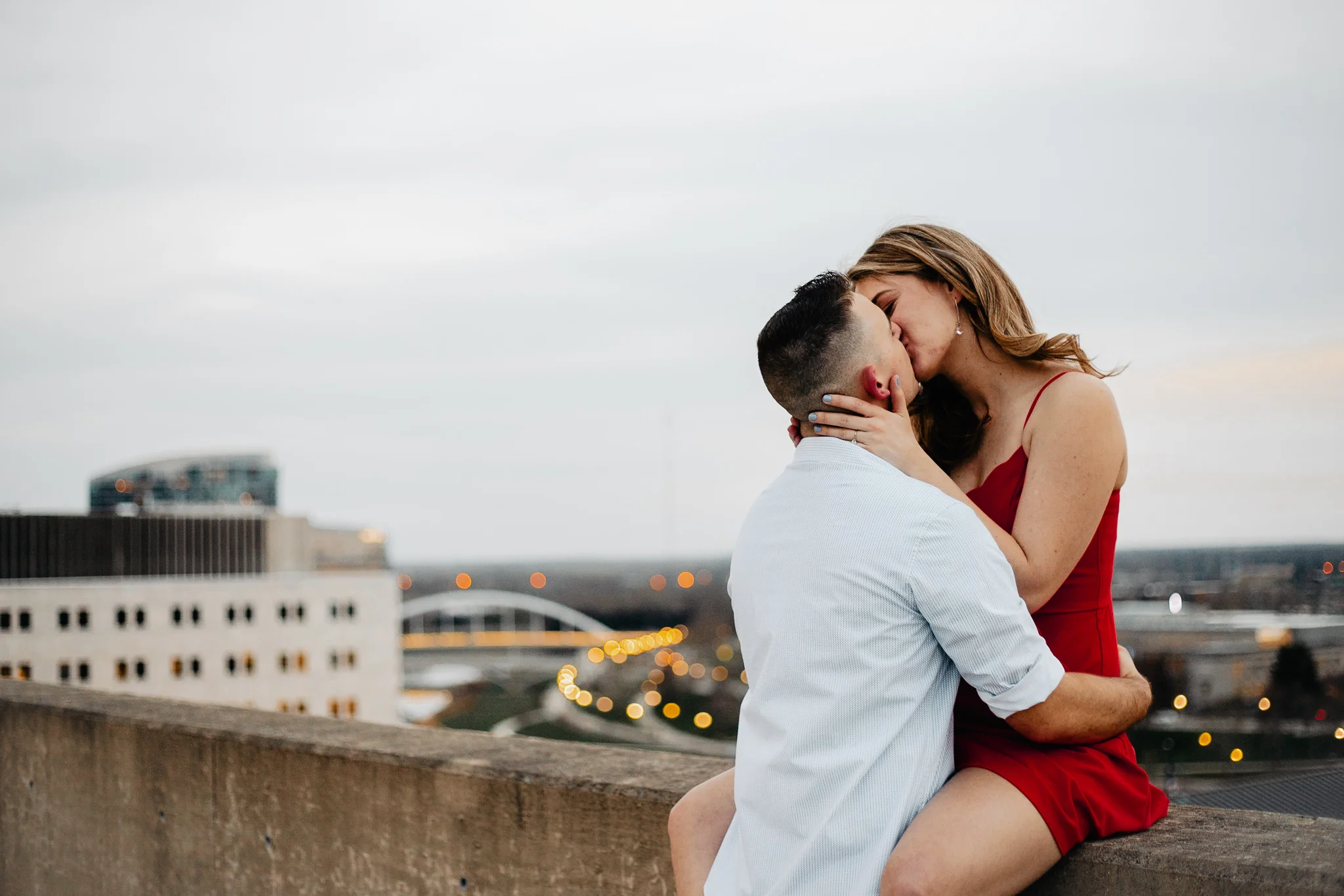 Emily + Daniel | Stunning Columbus Museum of Art Military Engagement Session | Catherine Milliron Photography | Ohio Wedding + Engagement Photographer