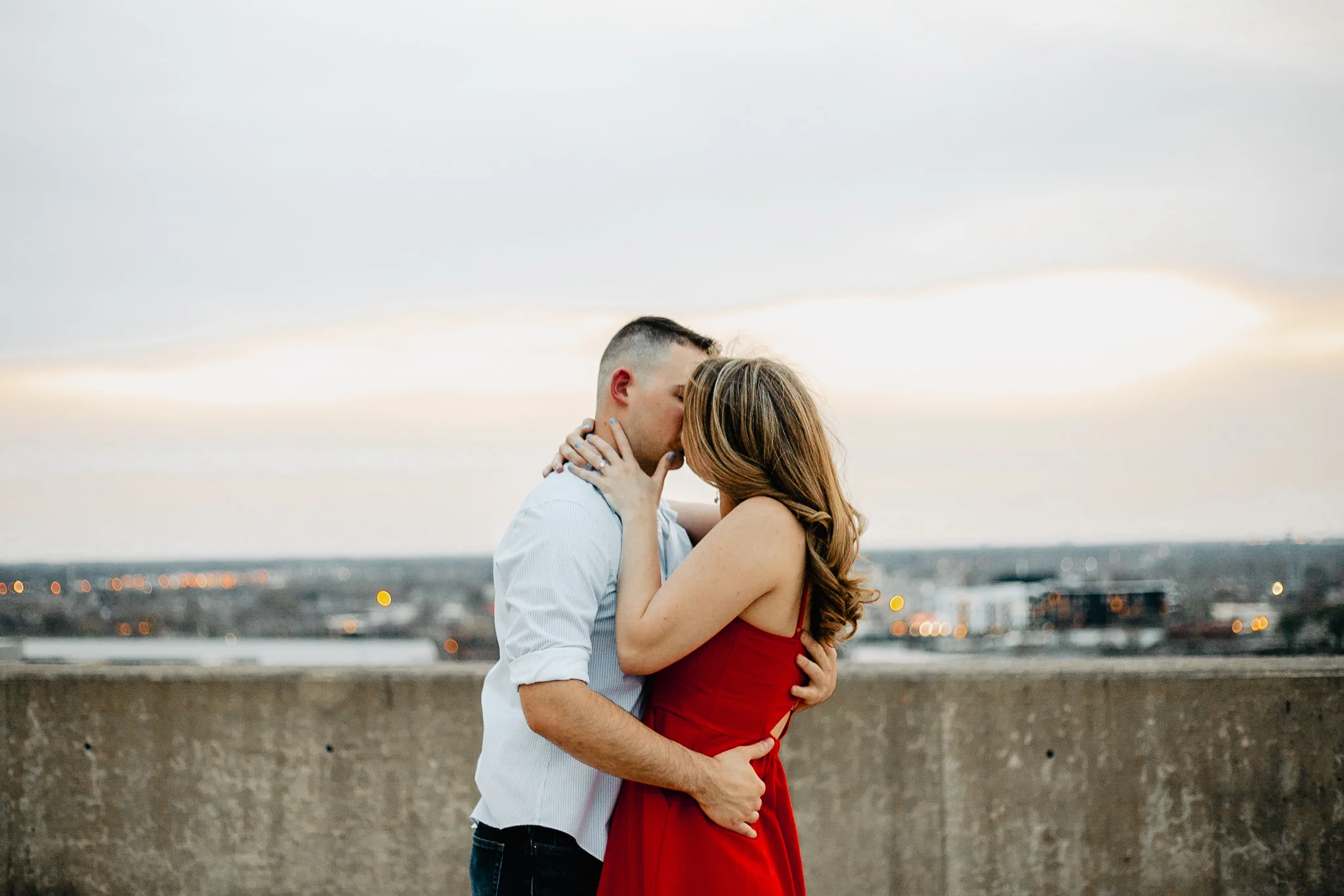 Emily + Daniel | Stunning Columbus Museum of Art Military Engagement Session | Catherine Milliron Photography | Ohio Wedding + Engagement Photographer