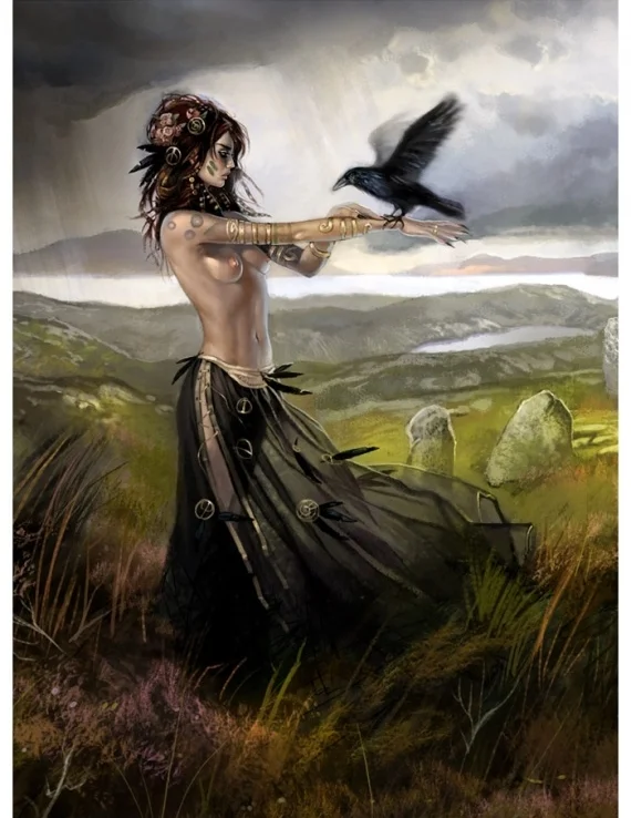 Goddess Morrigan of Light