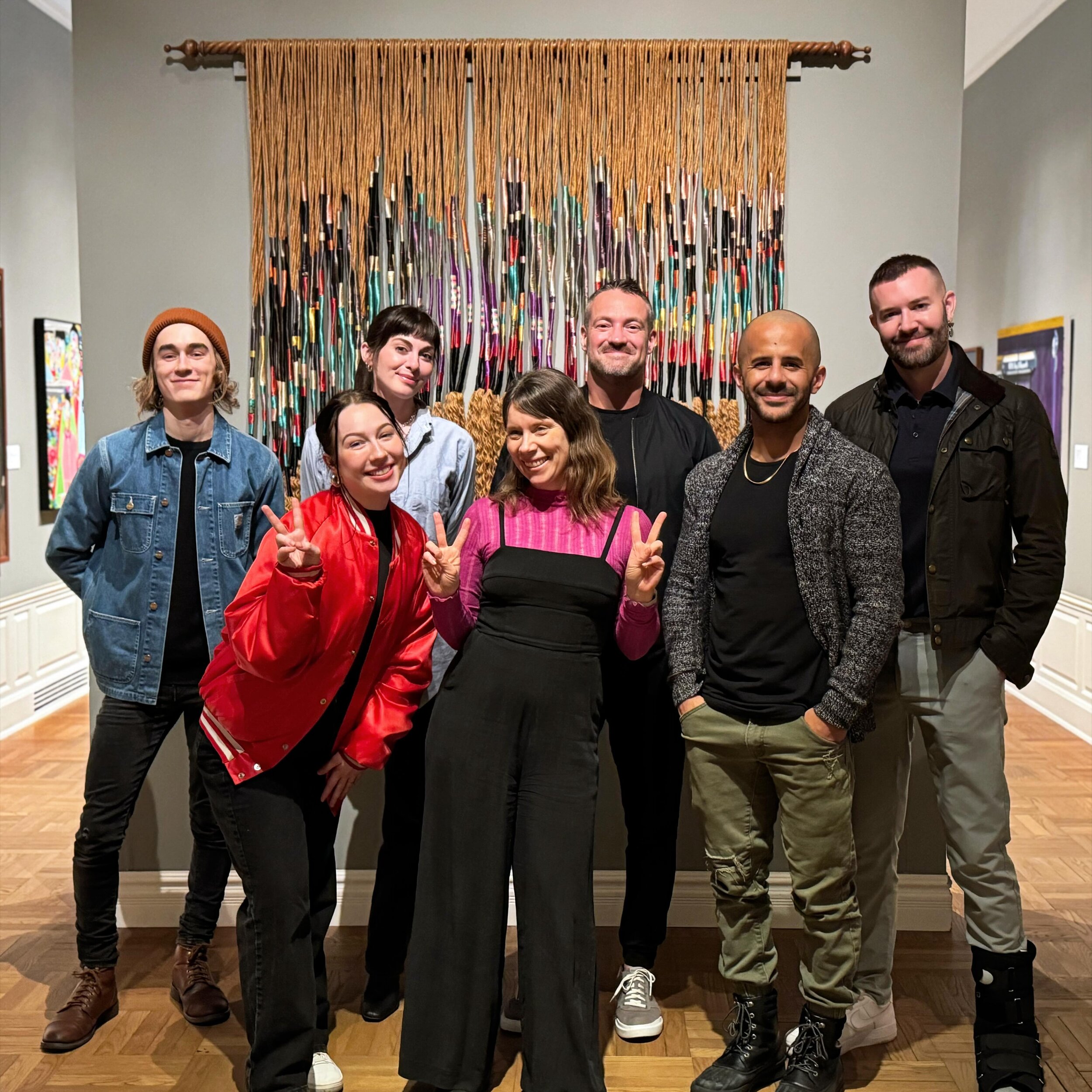 Some of the Butch Fam at our studio field trip to the @portlandartmuseum to experience the gorgeous Black Artists of Oregon exhibit. 💙 #blackhistorymonth