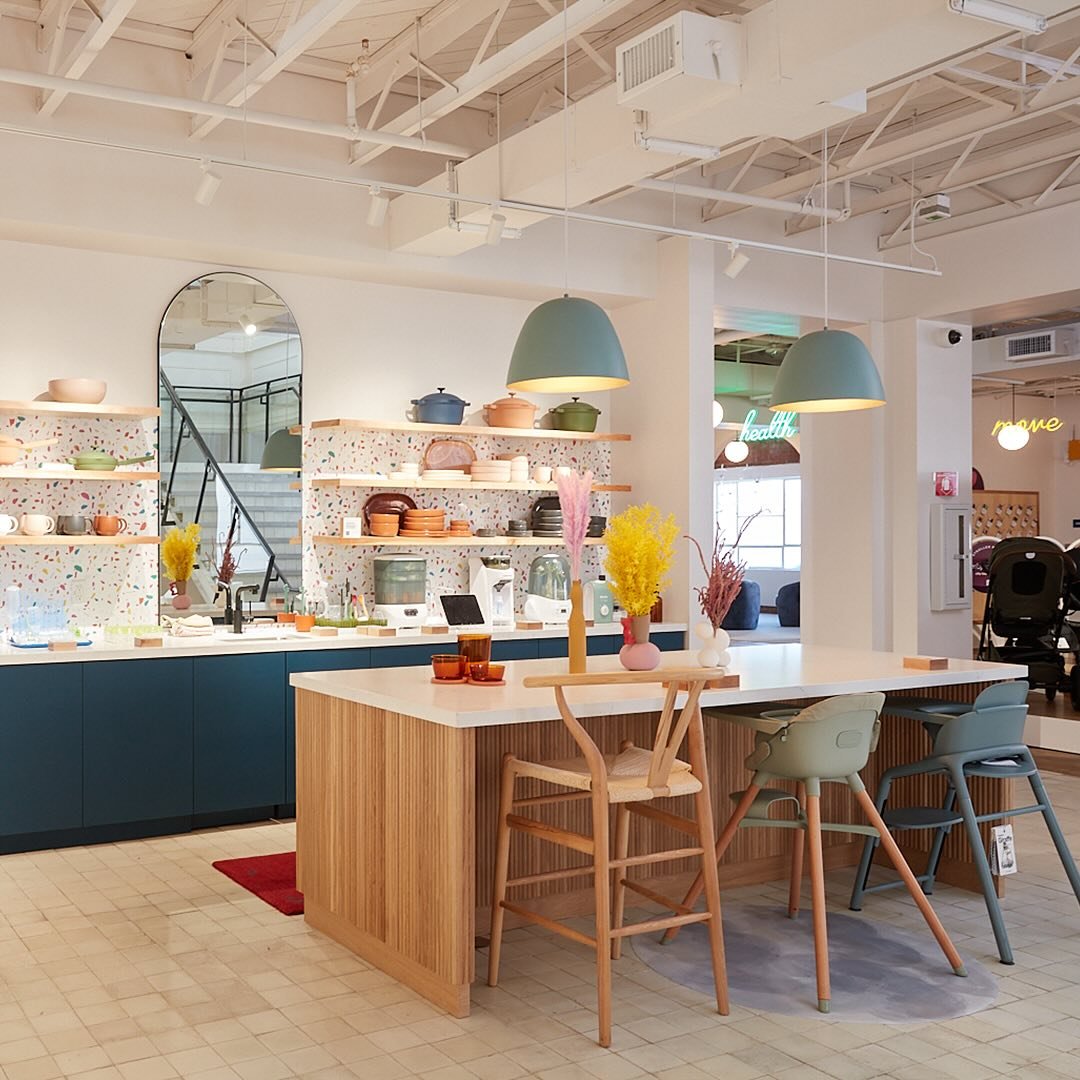 When we brought Babylist&rsquo;s digital registry to life we designed a showroom where customers can stroll through nurseries, bathrooms, play areas, and more, immersively experiencing products for all aspects of life.