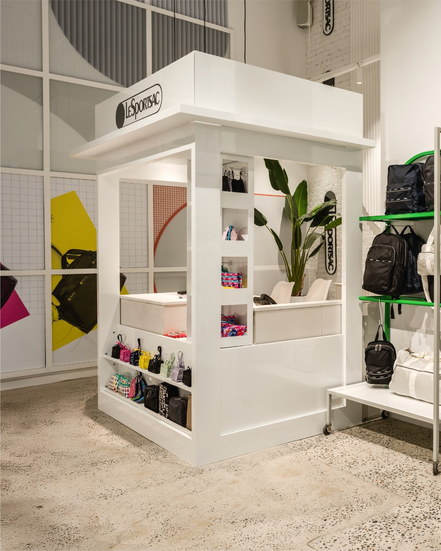 The best retail environments don&rsquo;t stand still.

We originally designed @lesportsac &lsquo;s global fixture system and Soho flagship. Now, we&rsquo;re evolving it: introducing bold, color-forward fixtures inspired by the pop-ups and visual mome