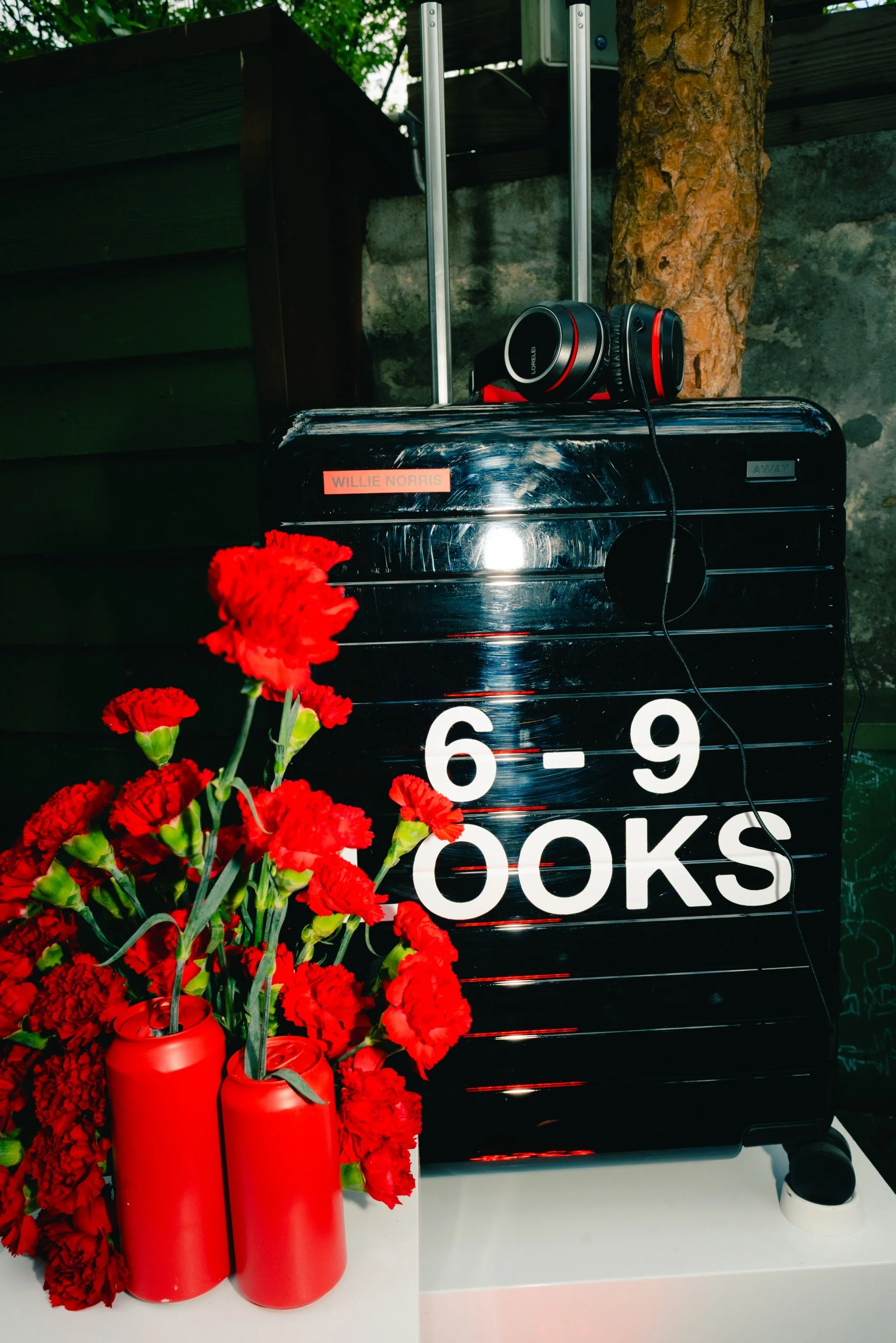 Away x Willie Norris Pride 2026 6–9 LOOKS suitcase in Brooklyn