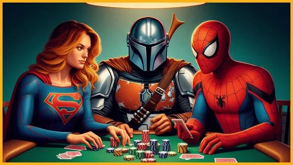 Supergirl, The Mandalorian, and Spider-Man Join The FlickWish Poker Club