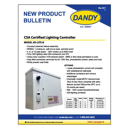 CSA Certifed Lighting Controller, Econolite Series
