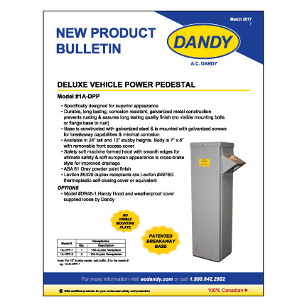 Deluxe Vehicle Power Pedestal