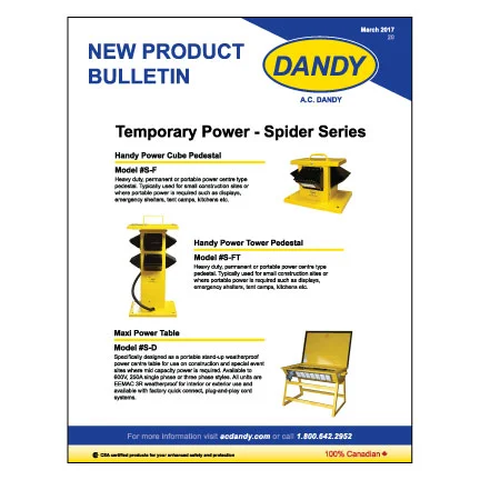 Temporary Power - Spider Series