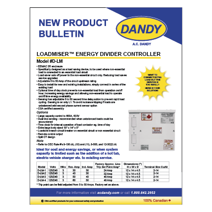 LOADMISER™ Energy Divider Controller
