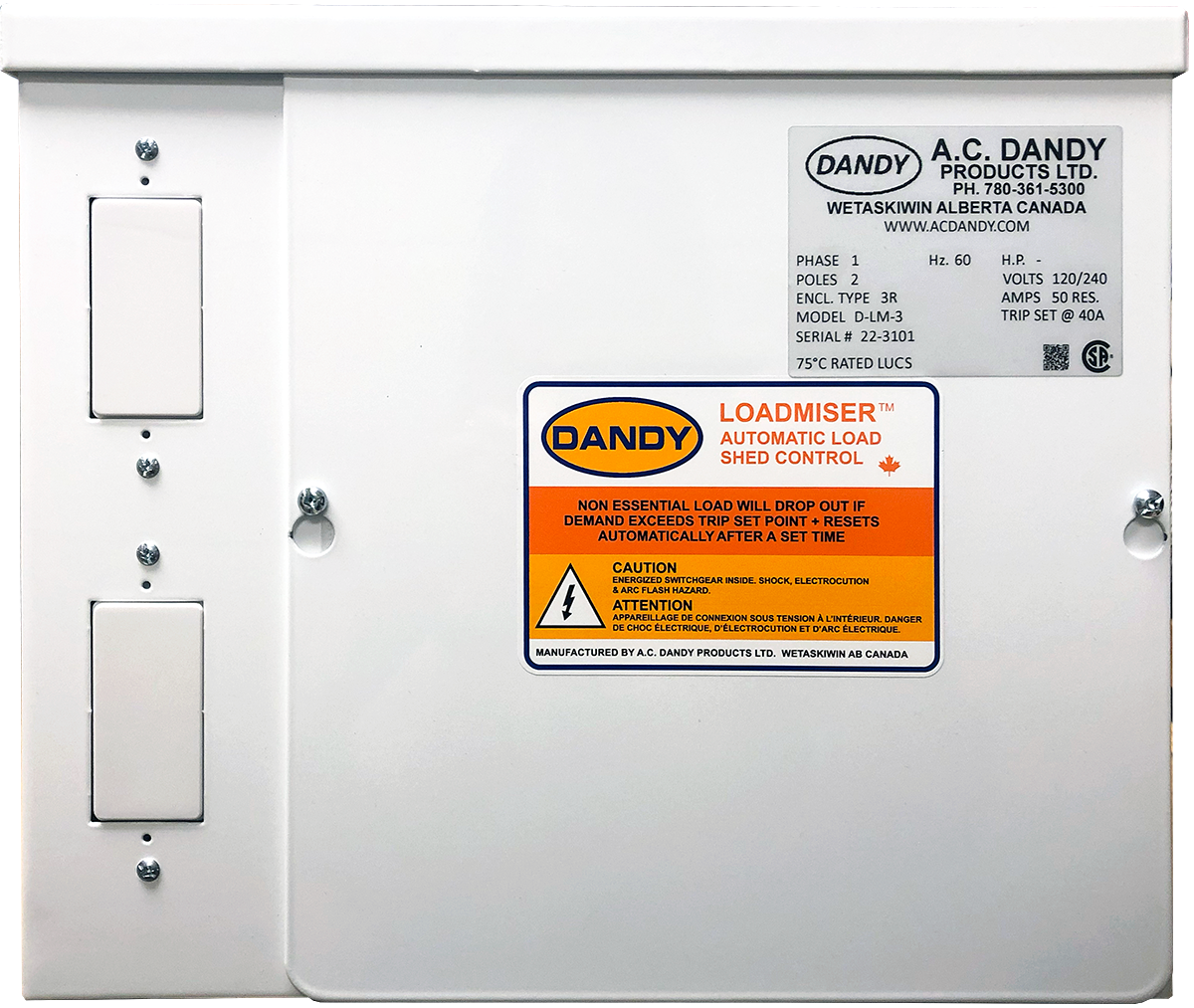 LOADMISER™ Energy Divider Controller — AC Dandy Products Ltd.