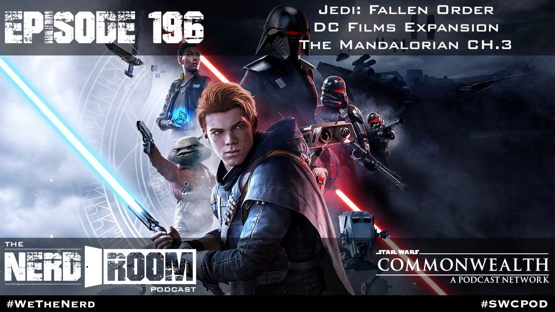 Episode #196: Jedi: Fallen Order, DC Films, Mandalorian Ch.3