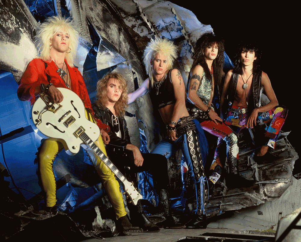 1987 Airplane graveyard rejected album shoot - Photo By: Barry Levine