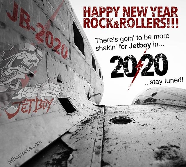 Thanks for all of the Jetboy support in 2019! 2020 is goin&rsquo; to be a ripper!! #newjetboyalbum2020 #jetboy #jetboyrocks #feeltheshake