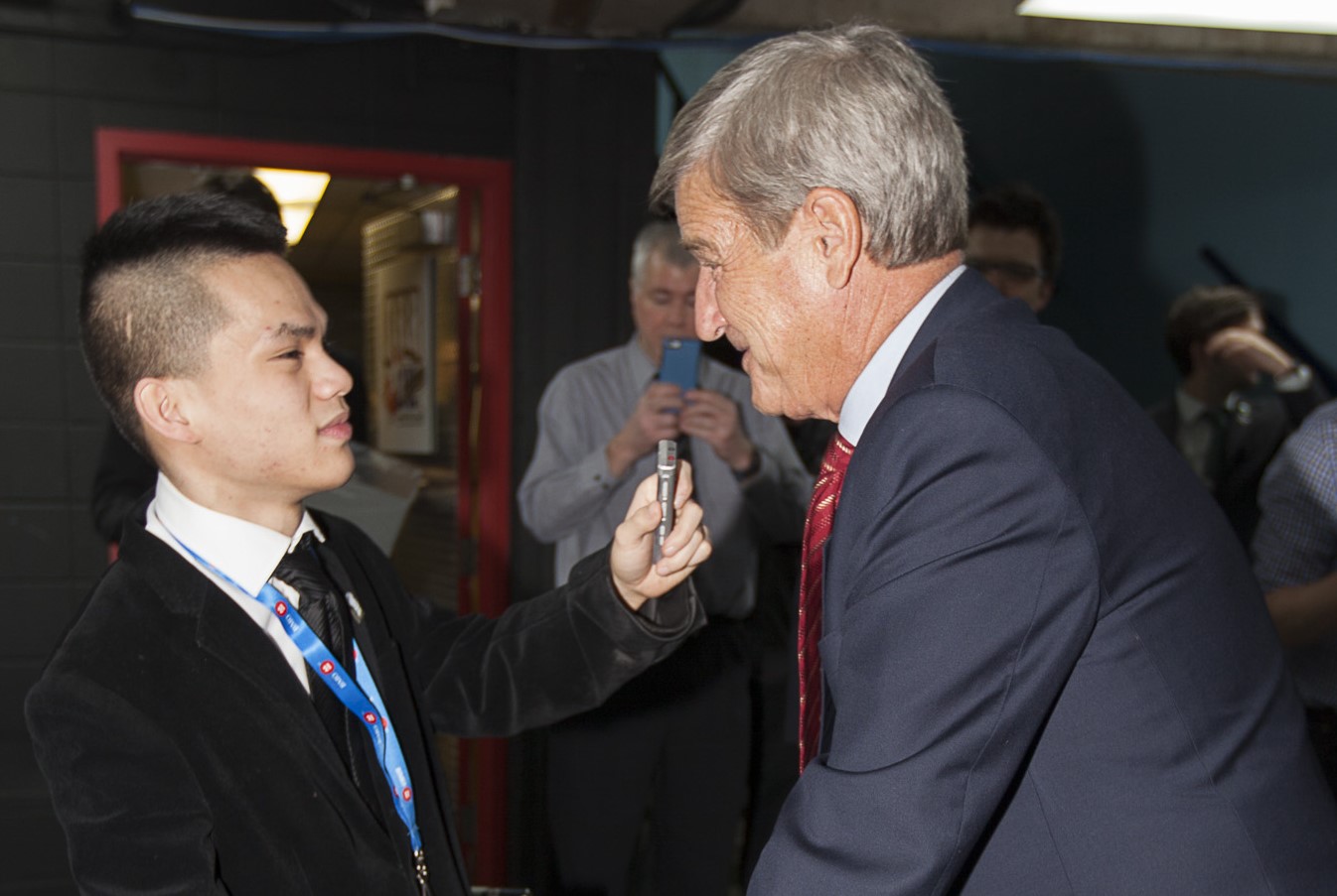 Liong and NHL legend Bobby Orr