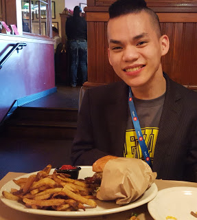 Liong at a restaurant in Seattle
