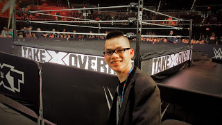 Liong standing at the barricade 