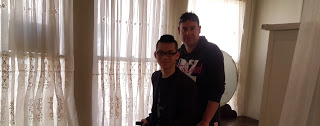 Liong and Schmidt inside Oswald's room
