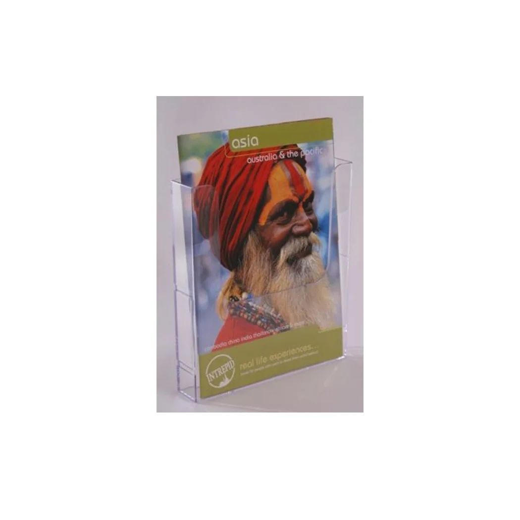 A4 Single Pocket, Portrait Brochure Holder Wall Mounting, Linking