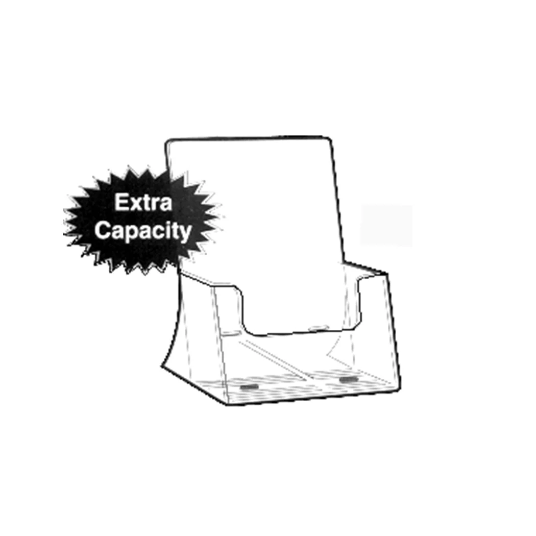 A5 Single Pocket Portrait Free-standing Brochure Holder, Extra Capacity