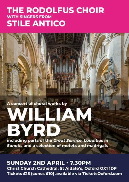 The Rodolfus Choir with singers from Stile Antico: A concert of choral works by William Byrd