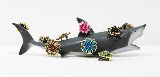 Out of the Wound, sculpture (found objects), 10 × 6 × 7 inch.