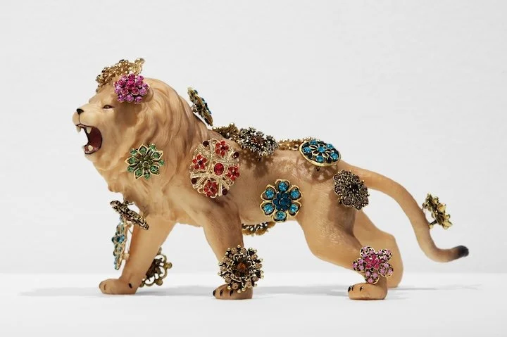 I See You, sculpture (found objects), 10 × 7 × 9 inch.