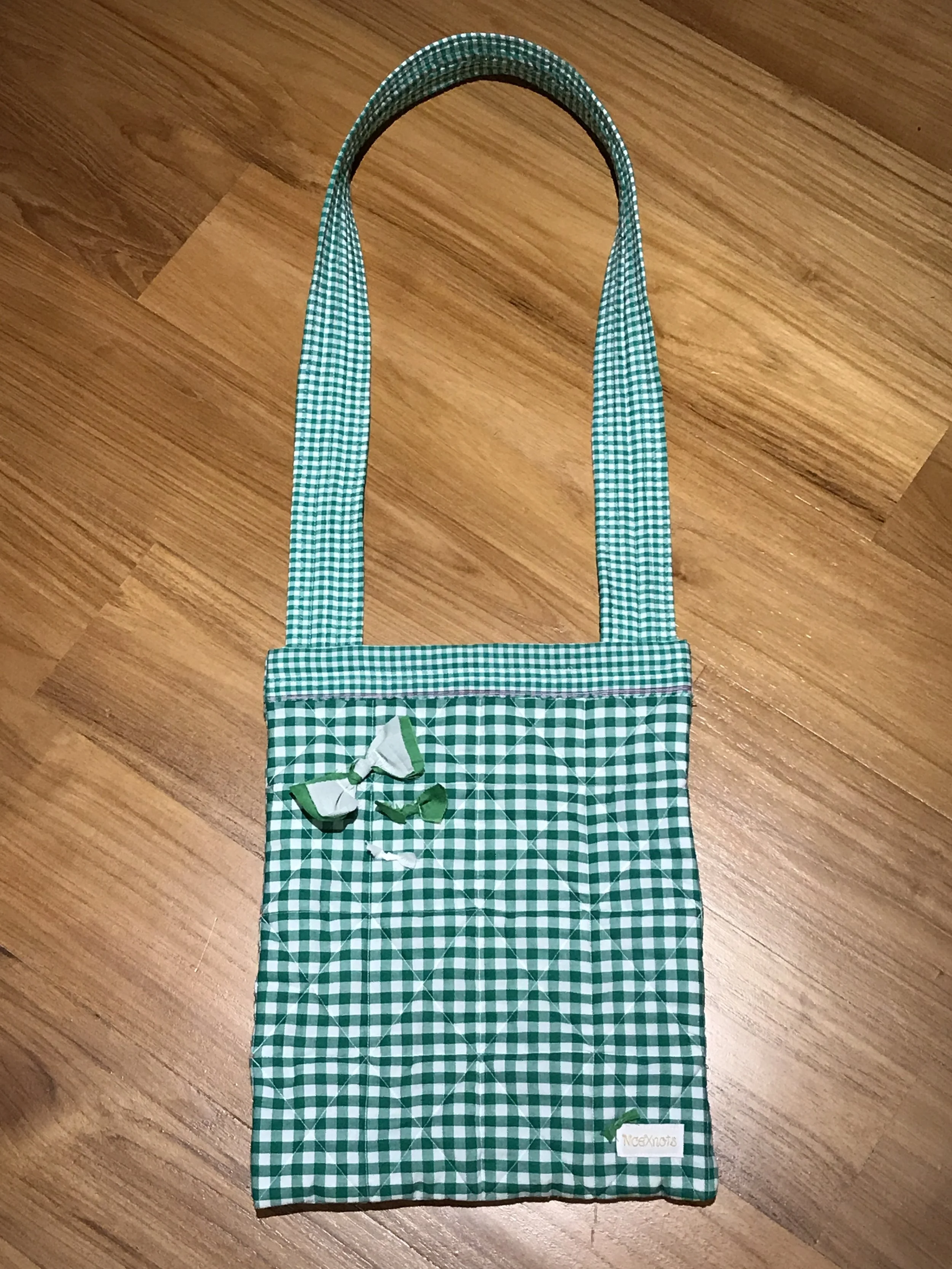 Quilted Messenger Bag