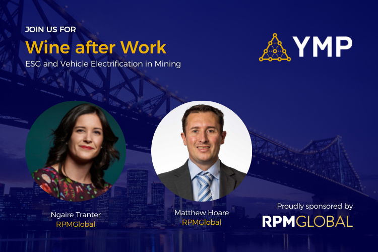 YMP Brisbane: Wine after Work: ESG and Vehicle Electrification in Mining