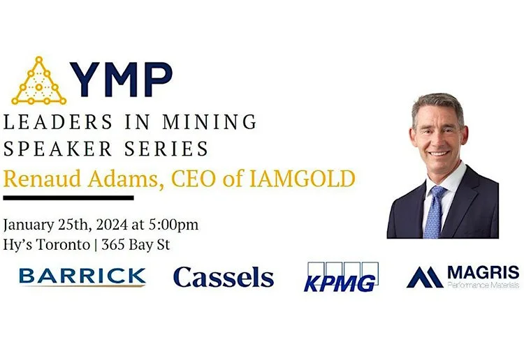  YMP Toronto Speaker Series - Renaud Adams, CEO of IAMGOLD