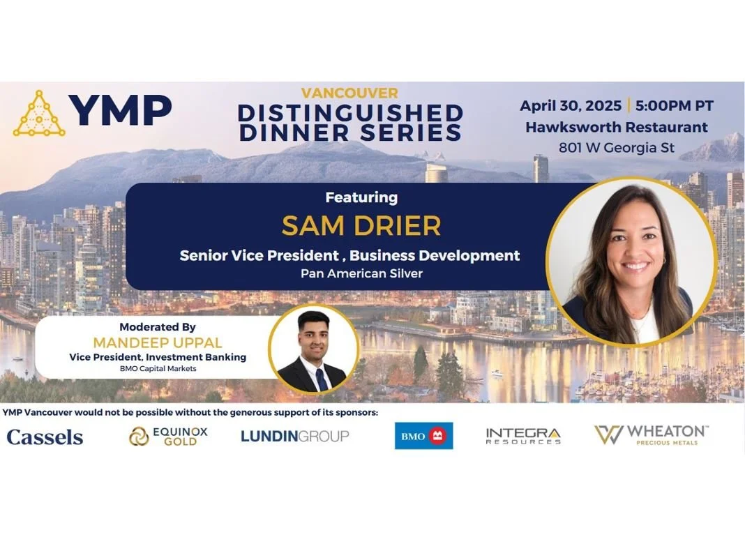 YMP Vancouver - Distinguished Speaker Dinner with Sam Drier
