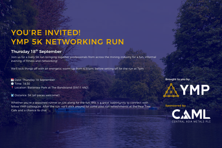 YMP London: Networking Run 2025 - Sponsored by CAML