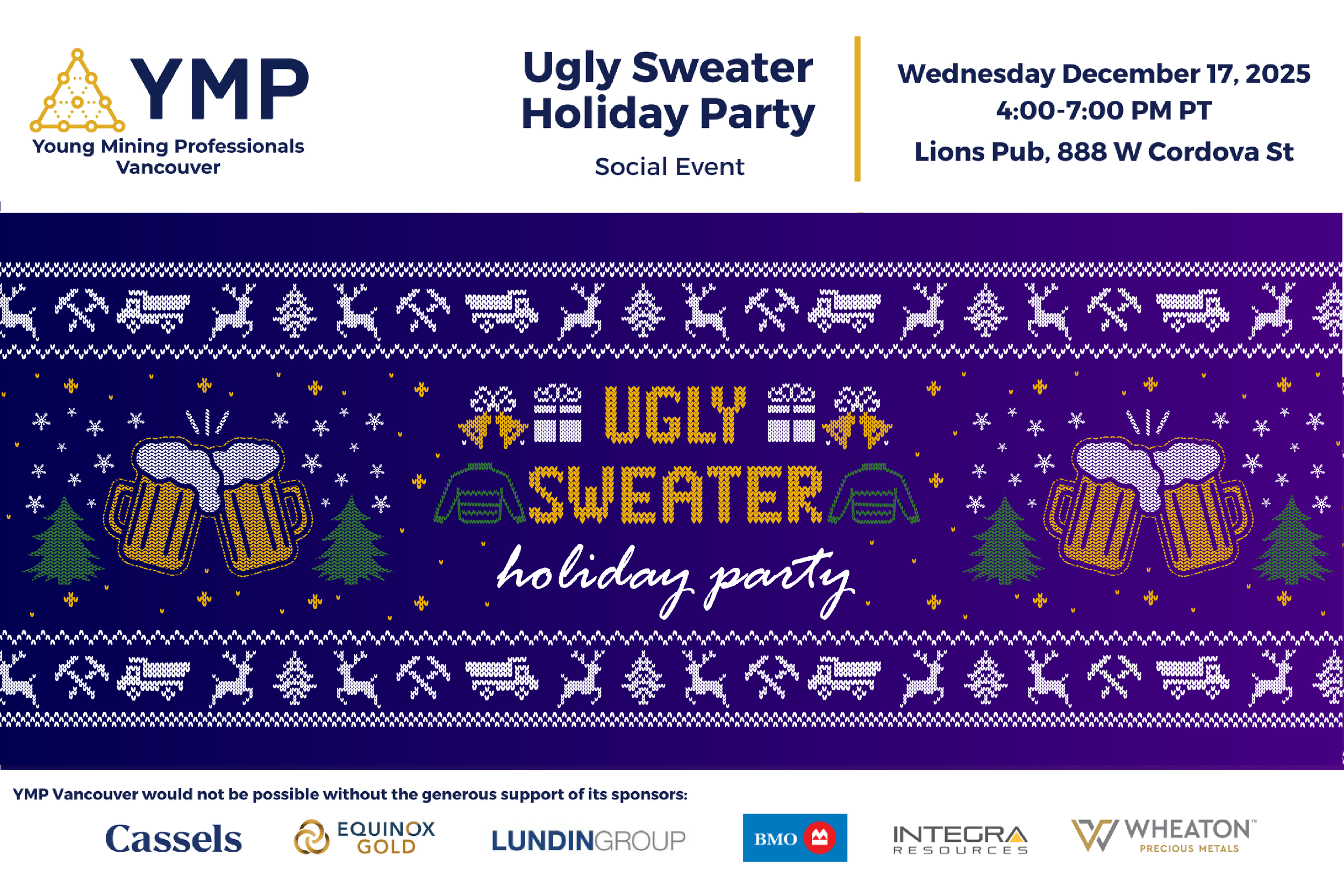 YMP Vancouver - Ugly Sweater Holiday Party 2025