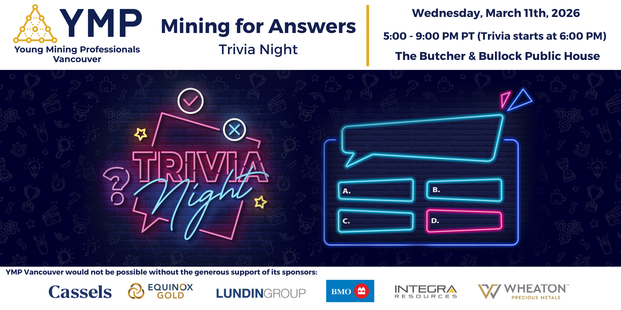 YMP Vancouver: Mining For Answers Trivia Night