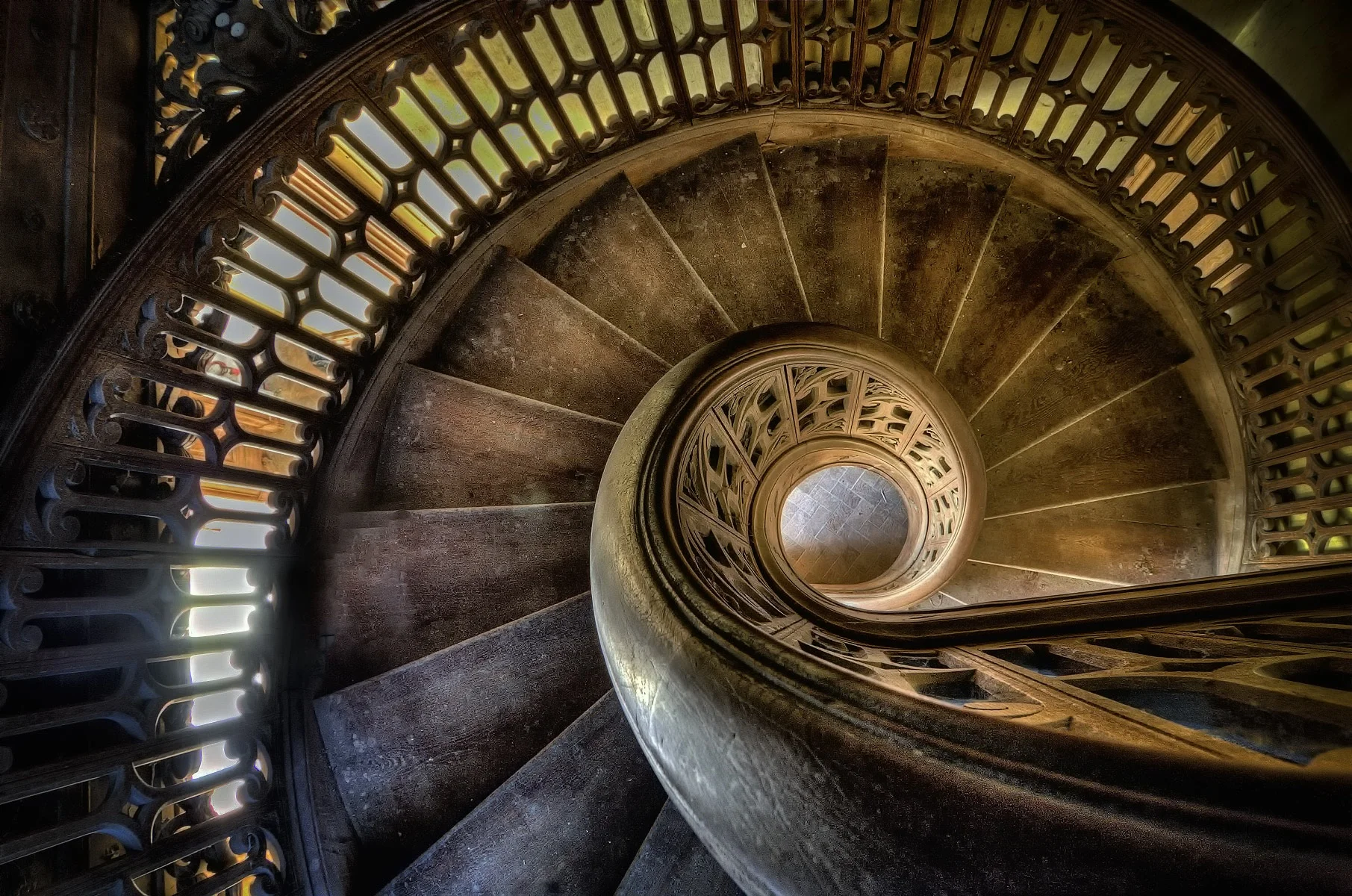 Spiral Staircase Urbex Photography