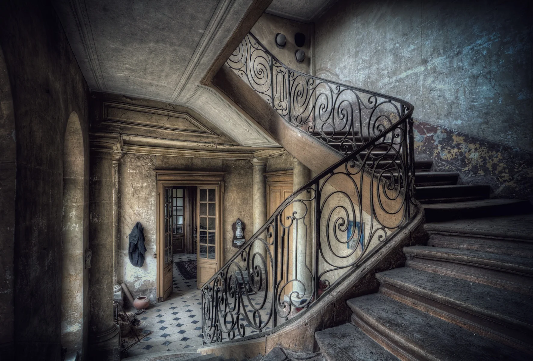 Stairway of Forgotten Elegance