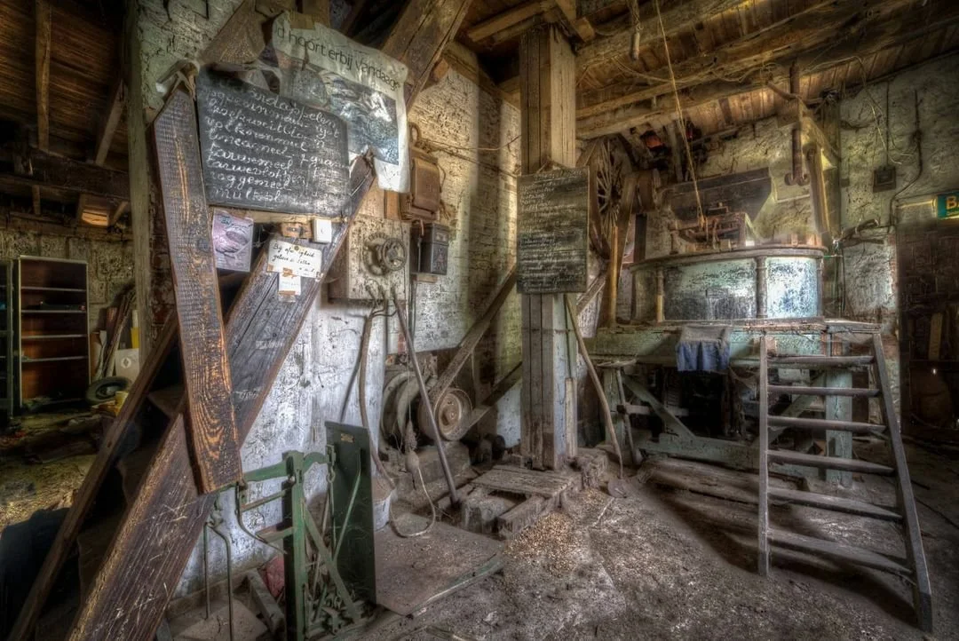 abandoned farm in Belgium