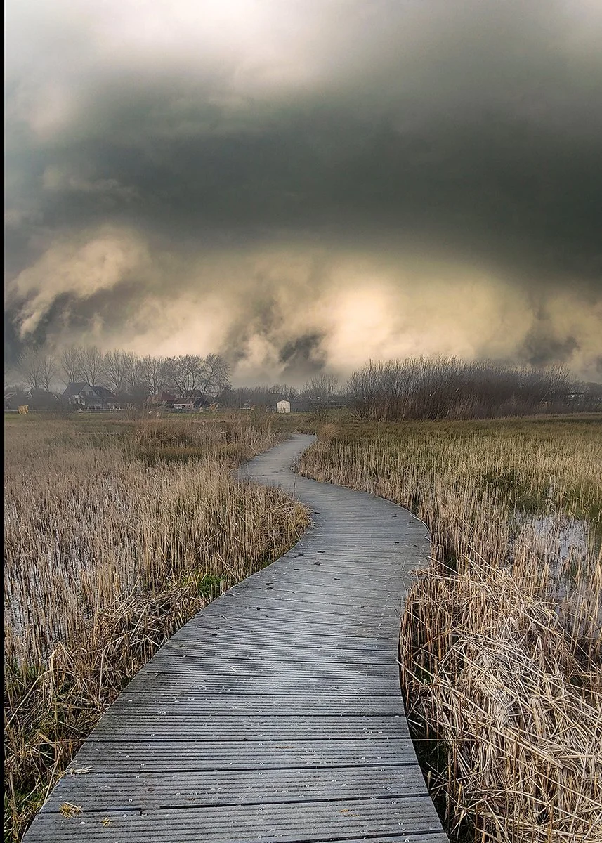 Boterhuispolder Leiderdorp slecht weer