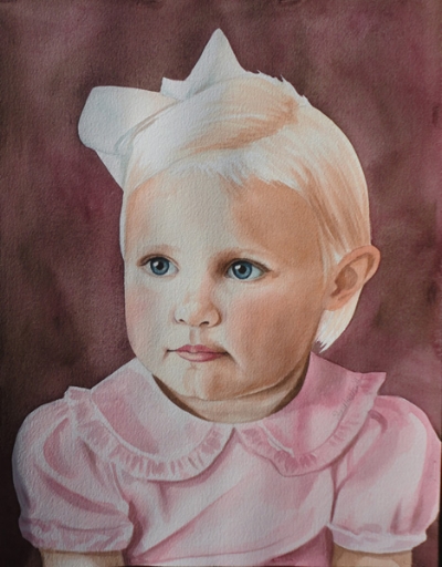 Watercolor Portraits start at $299 for a single subject. See below for more prices.