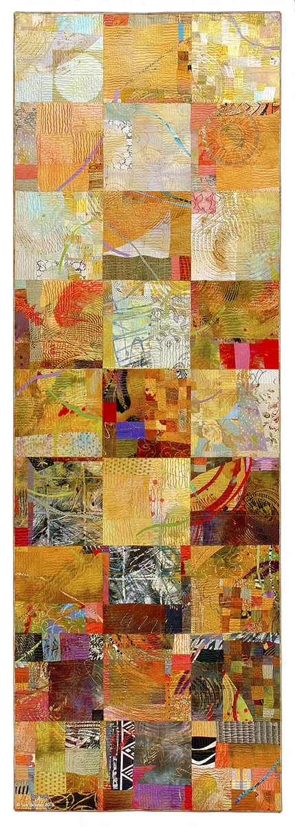 Walking Through Time II (Gold on Gold)
