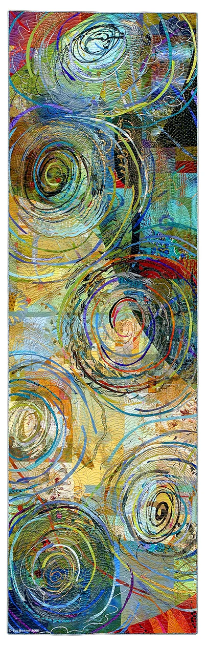 Walking Through Time III (Nests with Blue)