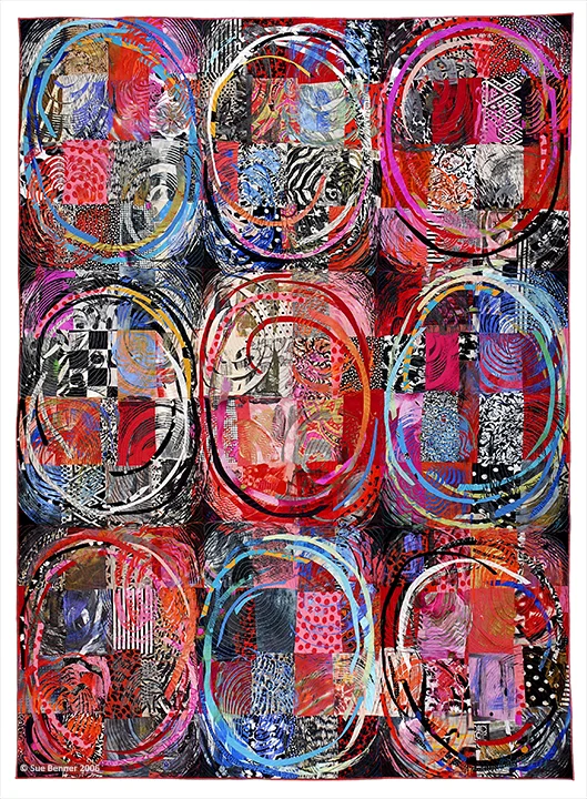 Cellular Structure I (Nine Ovals)