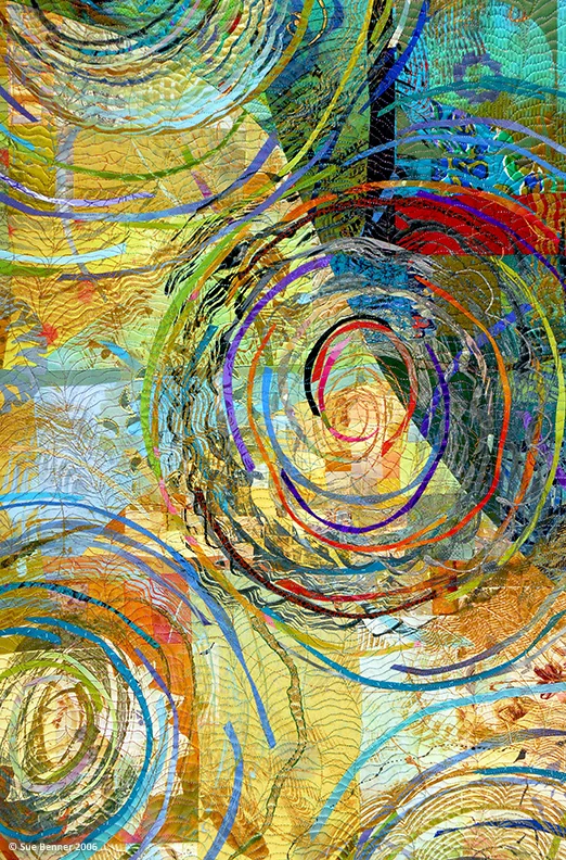 Walking Through Time III (Nests with Blue)