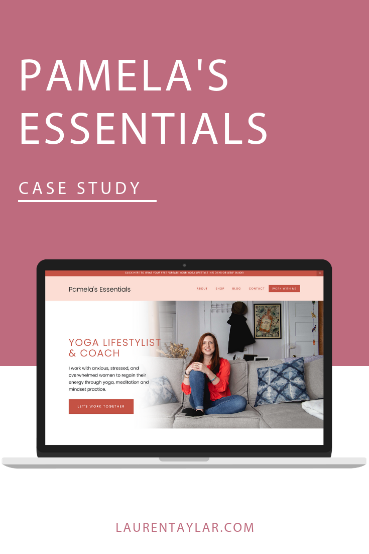Pamela's Essentials Squarespace Website Design.png