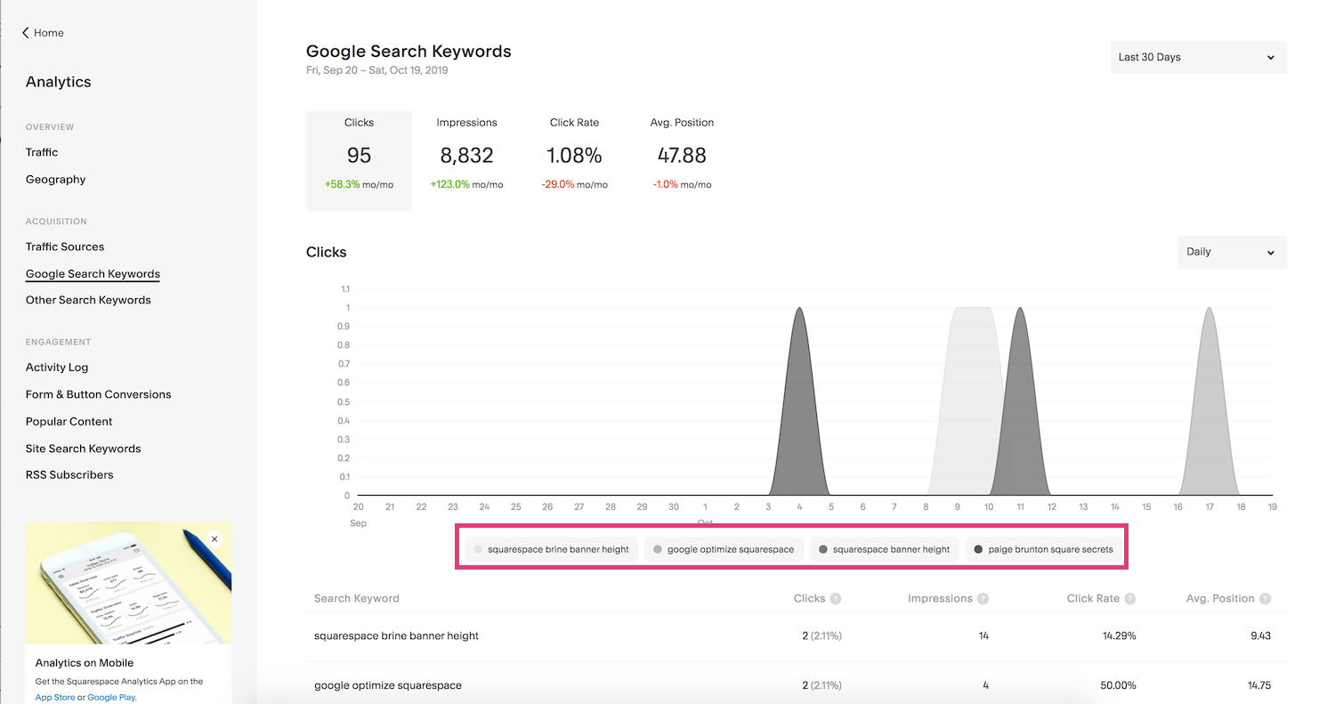how to setup and use googel analtyics inside squarespace_seo_google search keywords.png